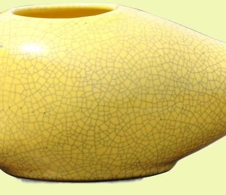 Porcelain Ceramic Neti Pot for Nasal Cleansing Sinus and Passages for Optimal Health Yellow Color