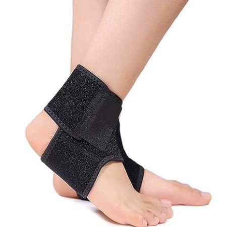 Breathable Neoprene Foot and Ankle Support Compression Brace for Injuries, Pain Relief, Sprained Ankle & Recovery | Ankle Protection | Ankle Band For Men & Women | Ankle Compression Socks