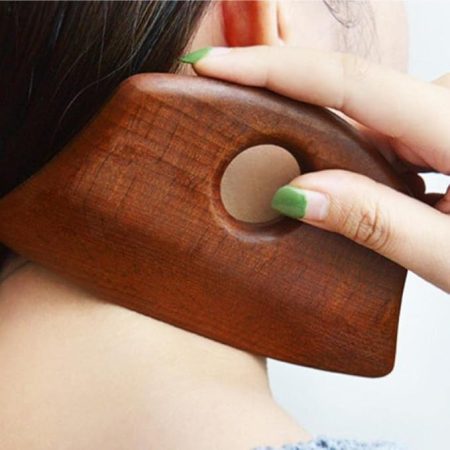 Wooden Gua Sha Board Wood Body Massager Guasha Tool for Face Body Massage SPA Acupuncture Trigger Point Treatment Natural Jade Gua Sha Board