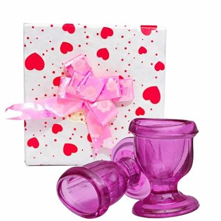 Soulvinee Eye Wash Cup for Keep Your Eyes Clean and Healthy | Soothing Relief from Allergens, Irritants, Makeup, Dust, Dry Eyes | Eye Shaped Rim, Snug Fit Set of 2