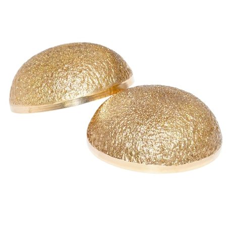 Bronze Kansa Natural Vatki Cup Ayurvedic Detox Foot Massager Relaxation and Deep Cleaning Ancient Indian Technique one side finishing with round line 1 pcs