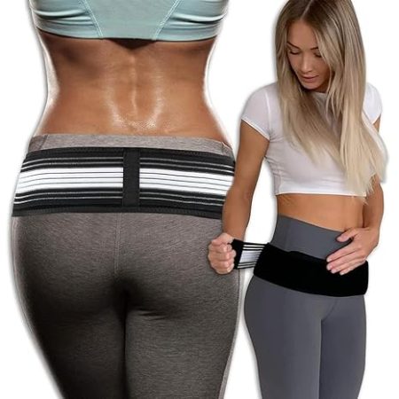 Women Pelvic Support Strap, Lower Back Support Brace, Reduce Pain and Muscle Strain, Adjustable Pelvic Support Brace Belt, Pelvic Support Belt for After Childbirth